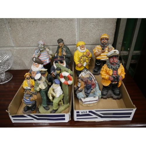 454 - 2 BOXES OF NAUTICAL FIGURES