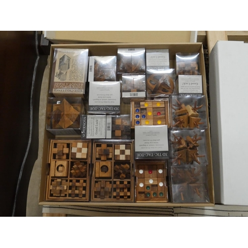 460 - BOX OF 32 NEW PUZZLES