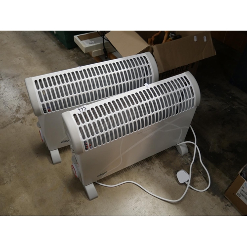 773 - 2 ELECTRIC HEATERS