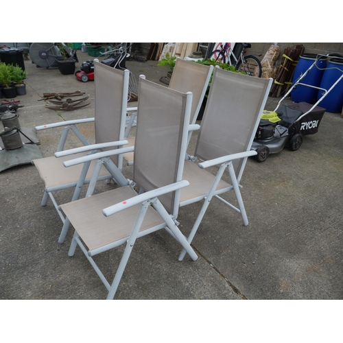 100 - 4 GARDEN CHAIRS