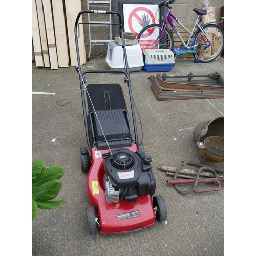 138 - PETROL LAWNMOWER - WORKING