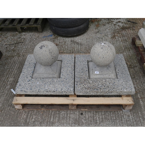 5 - 2 CONCRETE PILLAR TOPS