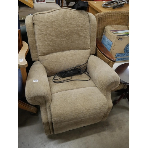 586 - ELECTRIC RECLINING CHAIR