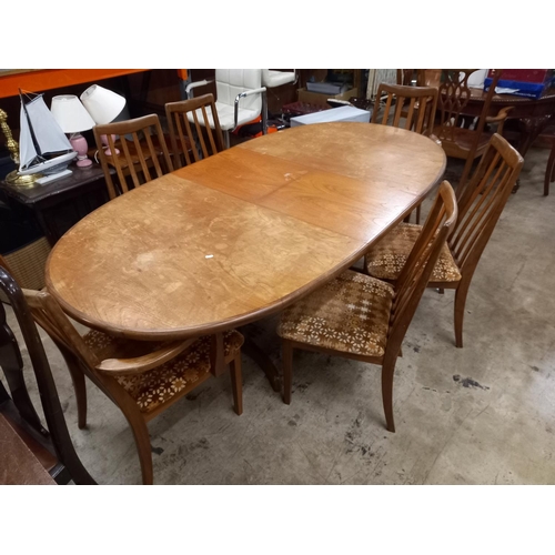 610 - G-PLAN TABLE & 6 CHAIRS