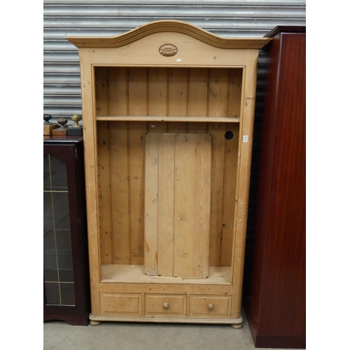 674 - PINE BOOKCASE