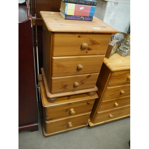 709 - 2 PINE CHESTS OF DRAWERS