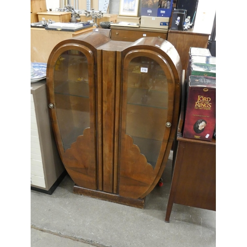 718 - MID CENTURY CHINA CABINET