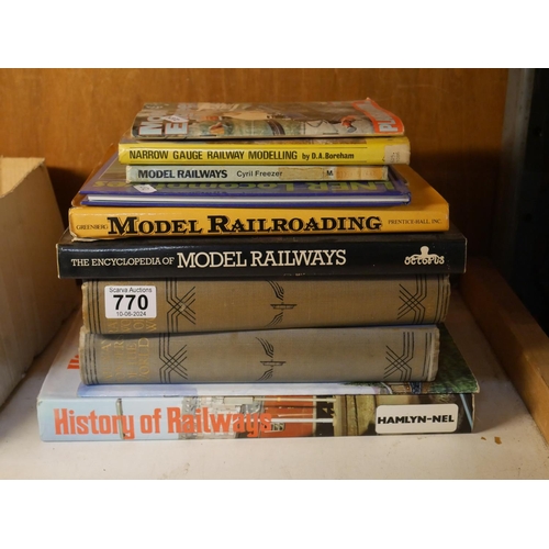 770 - LOT OF RAILWAY BOOKS