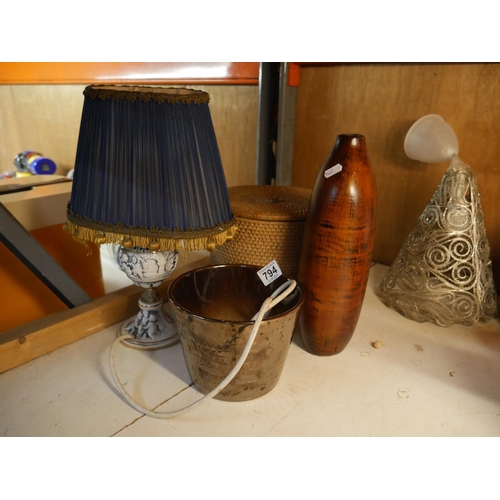 794 - TABLE LAMP ETC