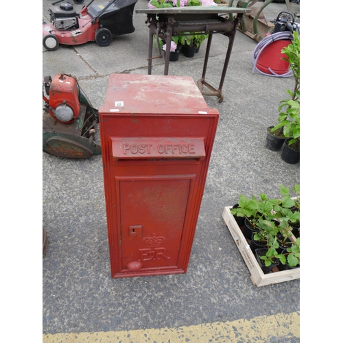 108 - ORIGINAL POST OFFICE POST BOX - NO KEYS - OPEN FRONT