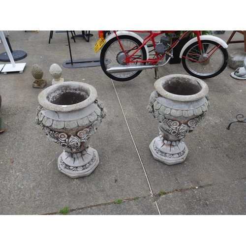 151 - 2 CONCRETE PLANTERS