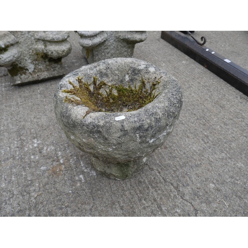 181 - CIRCULAR STONE PLANTER