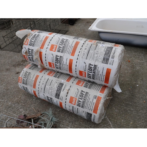 50 - 3 ROLLS OF INSULATION