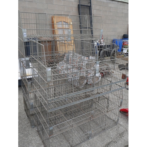 56 - METAL STORAGE CAGES