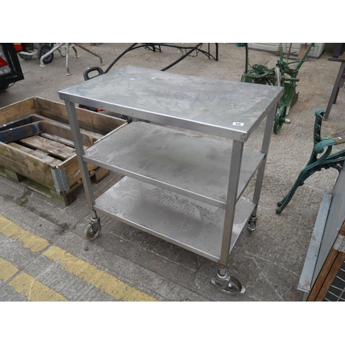 66 - STAINLESS STEEL TABLE