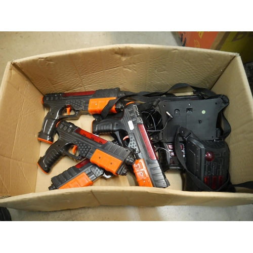 829 - BOX OF LAZER GUNS