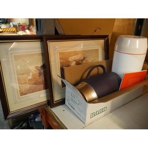 842 - PICTURES & BOX LOT