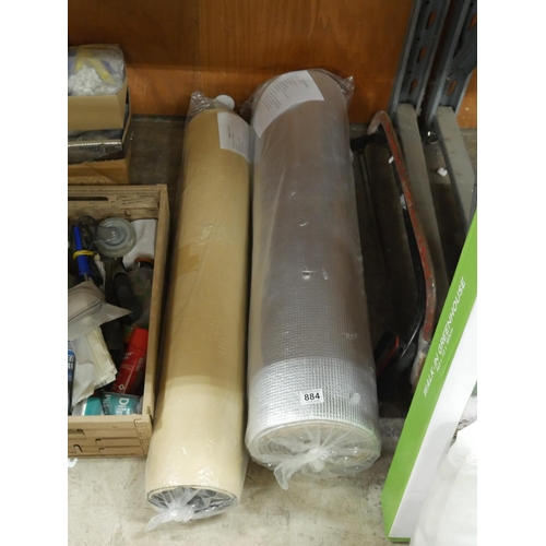 884 - 2 ROLLS OF SOUND PROOFING