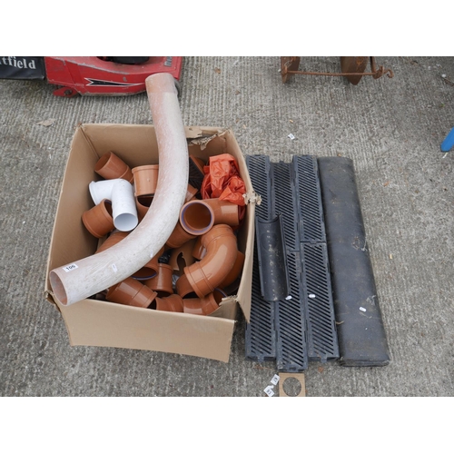 106 - LOT OF STORM WATER PIPES ETC