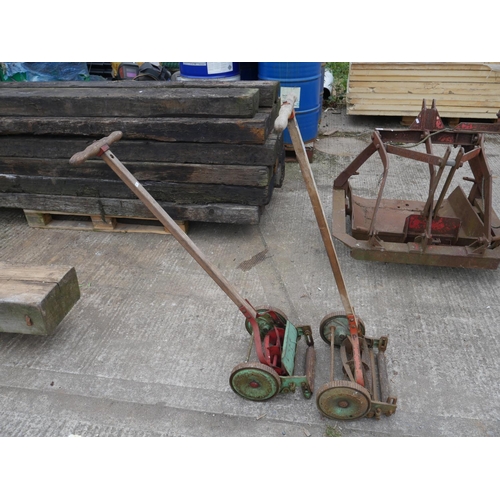 32 - 2 VINTAGE LAWNMOWERS