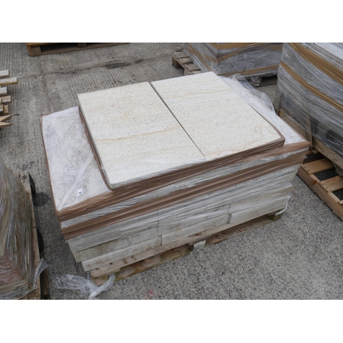 4 - PALLET OF RECONSTITUTED STONE FLAGS