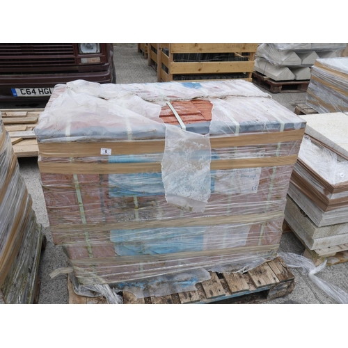 5 - PALLET OF RED BRICK