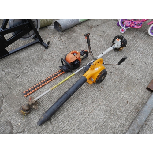 72 - STRIMMER, LEAF BLOWER & HEDGE TRIMMER - AS FOUND