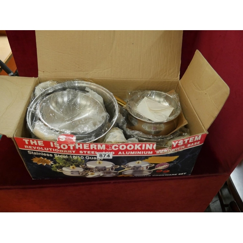 874 - BOXED SAUCEPAN SET