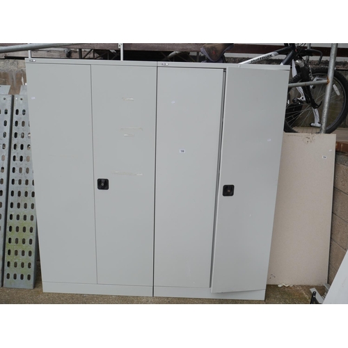 106 - 2 STEEL CABINETS