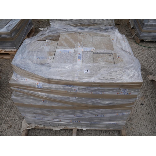 12 - PALLET OF GRANITE BLOCKS