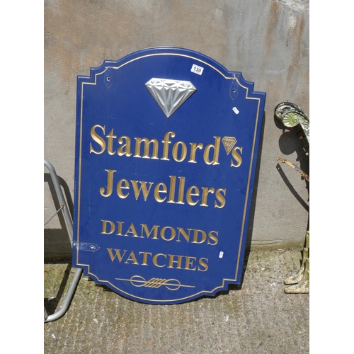 130 - JEWELLERS SIGN