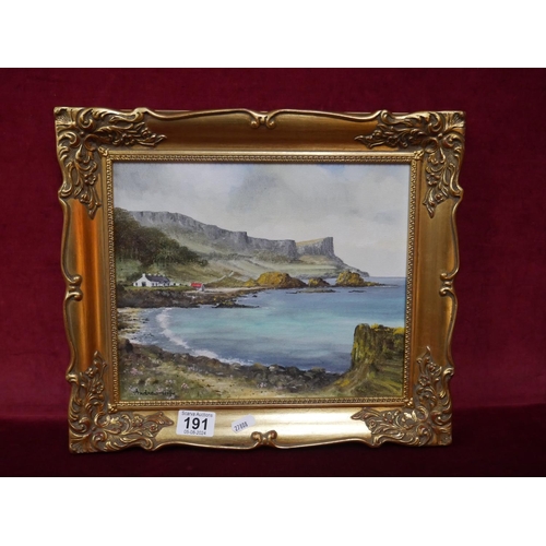 191 - ANDREW HILL OIL PAINTING