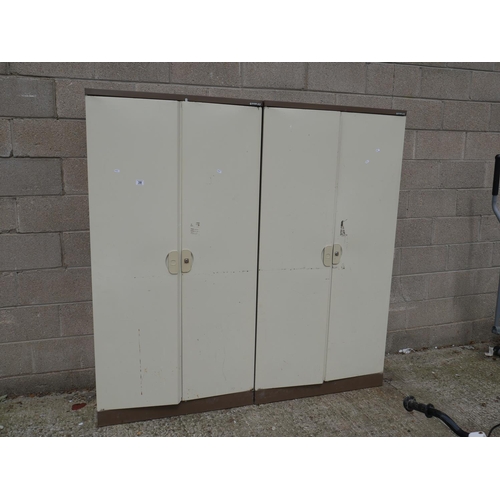 38 - 2 STATIONERY CUPBOARDS