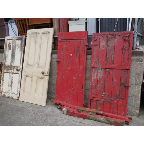 69 - SELECTION OF OLD DOORS