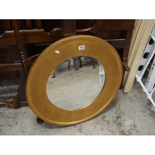 755 - GILT MIRROR