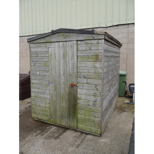 4 - GARDEN SHED 8 FT X 6 FT