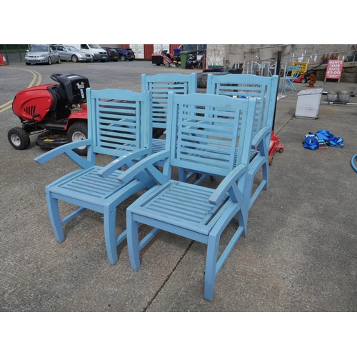 46 - 4 GARDEN CHAIRS