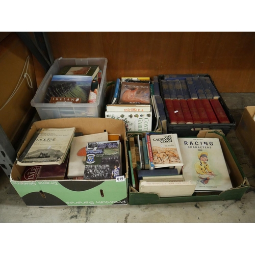 619 - LARGE LOT OF BOOKS