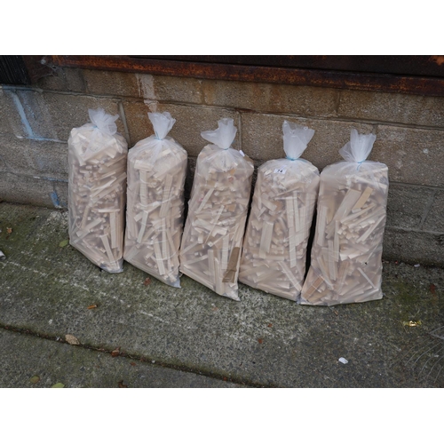 74 - 5 BAGS OF FIRELIGHTERS