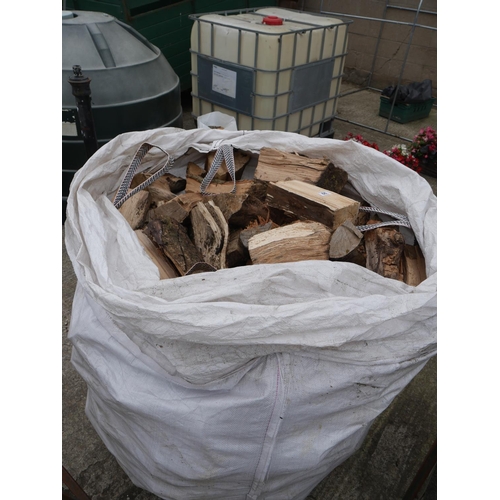 66 - TOTE BAG OF DRIED LOGS