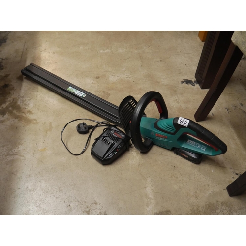 895 - RECHARGEABLE HEDGE TRIMMER - NOT CHECKED