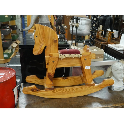 812 - MINIATURE ROCKING HORSE