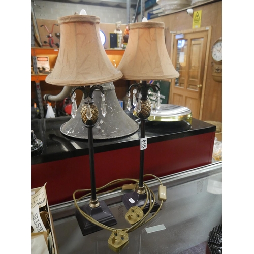 815 - PAIR OF TABLE LAMPS