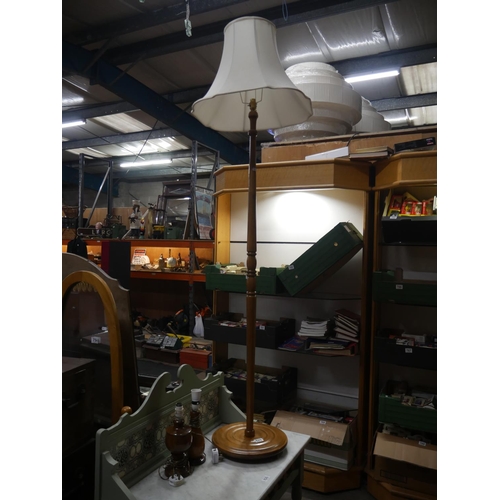 825 - STANDARD LAMP & 2 TABLE LAMPS