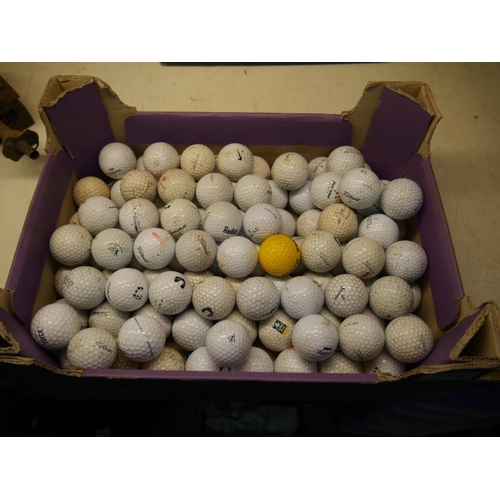 871 - BOX OF GOLF BALLS