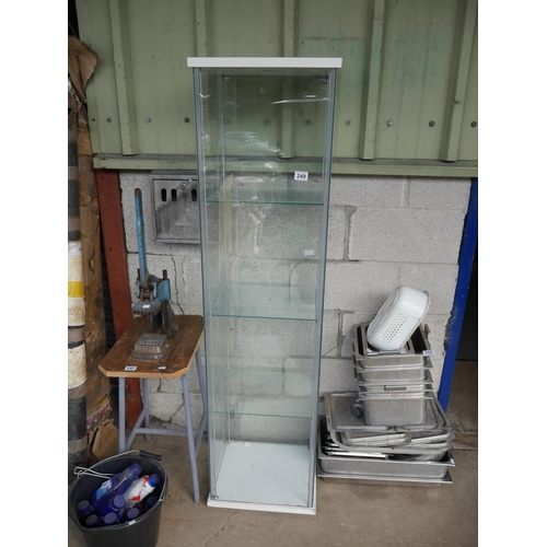 249 - DISPLAY CABINET