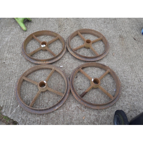 50 - 4 METAL WHEELS