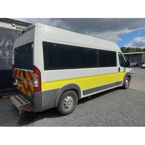 221 - PEUGEOT BOXER 435 L3 H2 HDI - 2.2 DIESEL - MOTd TO 18/12/2024 - DATE OF REG AUG 2012 -  EX AMBULANCE... 