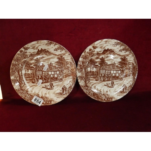 854 - 2 CABINET PLATES