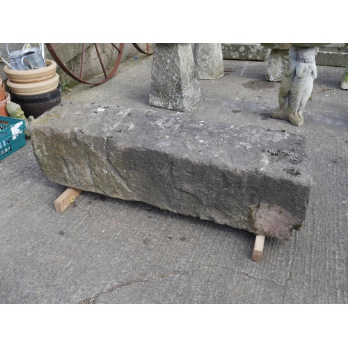 161 - PART STONE GATE POST